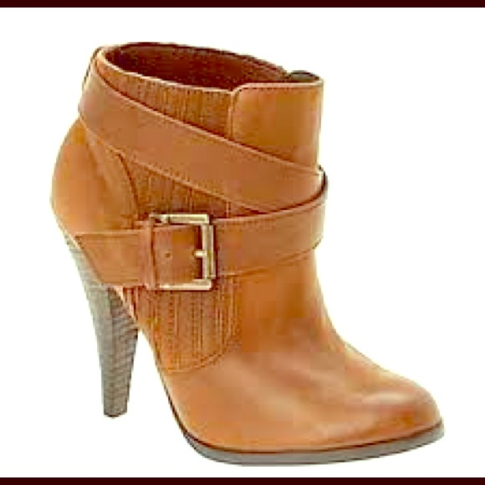 Aldo Levere Booties NEW Cognac